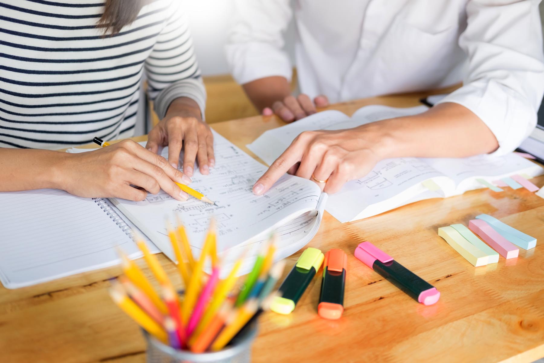 Collaborative learning with study materials