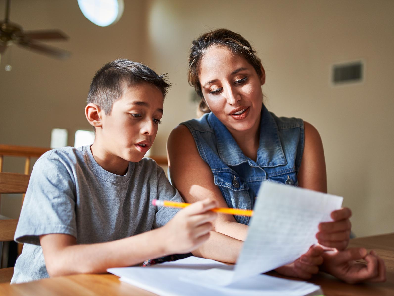 One-on-one tutoring session